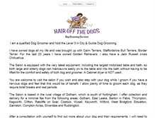 Tablet Screenshot of hairoffthedogs.com